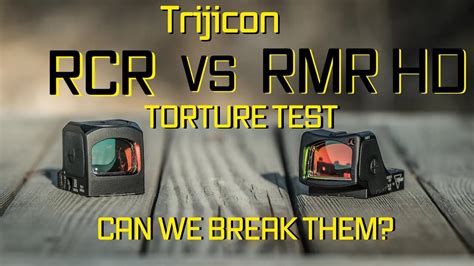 rmr drop torture test|Trijicon Optic TRASHED! New RMR HD & RCR Red Dot Torture .